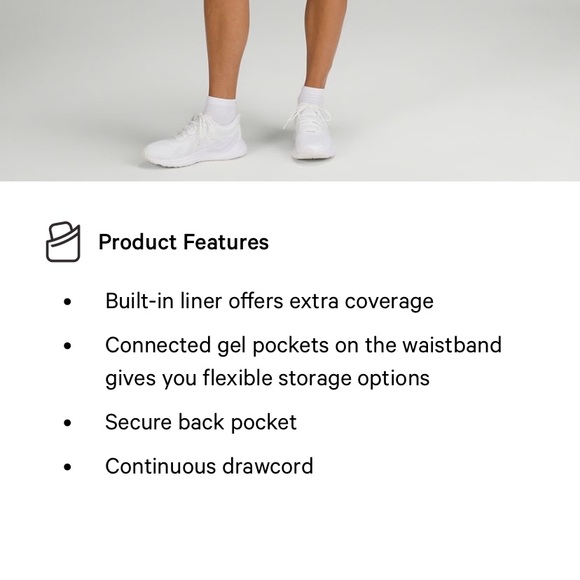 NWT LULULEMON speed up short 4” LINED, size 4, wild indigo - Picture 4 of 9